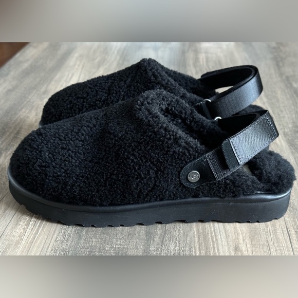 Ugg Lanah Clog Curled Black Size 8 New! - Picture 8 of 16